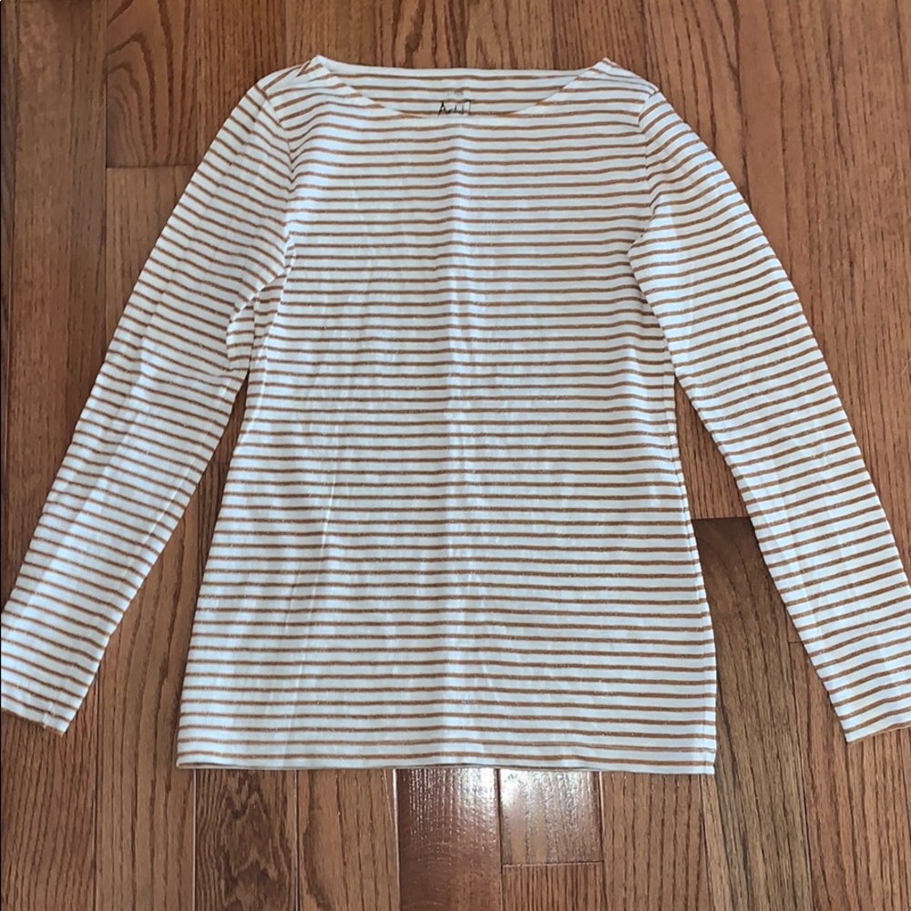 stripped j. crew top